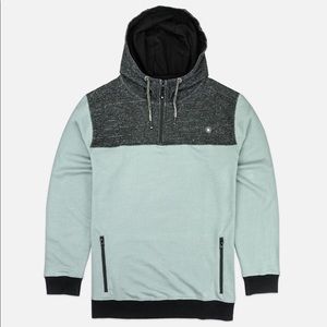NWT Jetty hooded 1/4 zip pullover sweatshirt